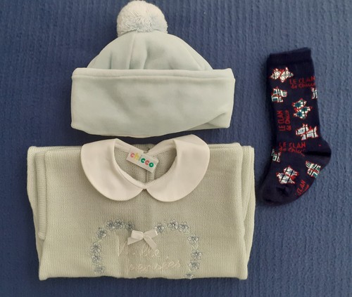Chicco virgin wool - virgin, set