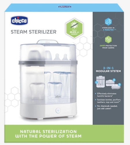Chicco baby bottle steam - baby,