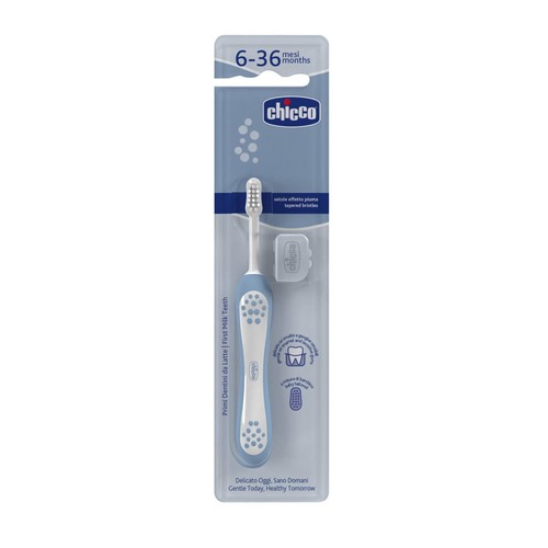 Chicco indigo blue toothbrush - chicco,